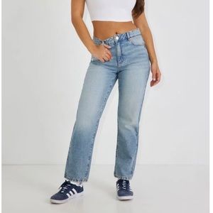 Garage Dark Wash Vintage Straight Jeans